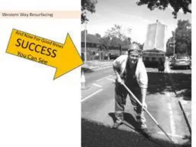 Western Way Success - Resurfacing underway