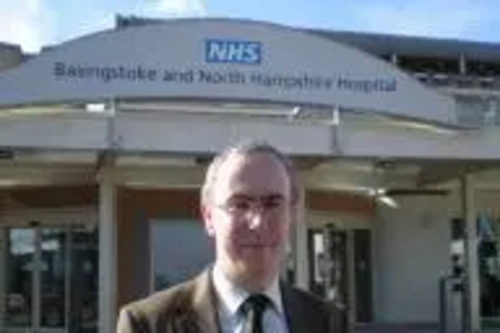 Cllr John Shaw at Hospital