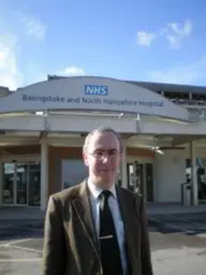 Cllr John Shaw at Hospital