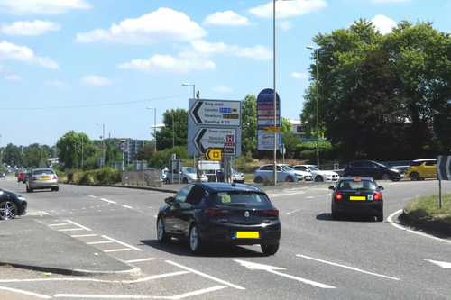 Brighton Hill Roundabout