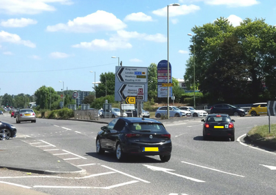 Brighton Hill Roundabout